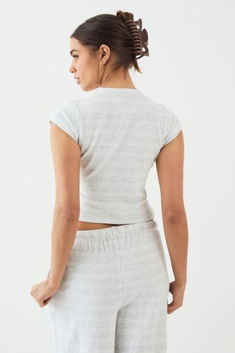 Haut Ajusté à Manches Courtes Rayé | Taille Medium - DSGN Studio - Modalova