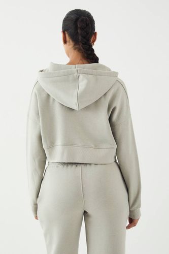 Sweat à Casynthétiqueche Court Boxy avec Cordon Contrastant | Taille Large - DSGN Studio - Modalova