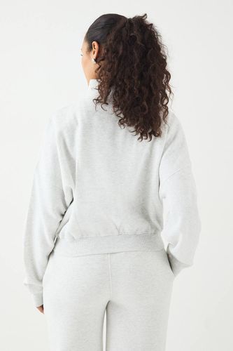 Bomber à Col Montant avec Broderie et Fermeture Zippée | Taille 2XL - DSGN Studio - Modalova