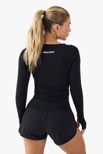 Haut à Manches Longues Sports Ultra Sculpt avec Détails de Coutures | Taille Medium - DSGN Studio - Modalova