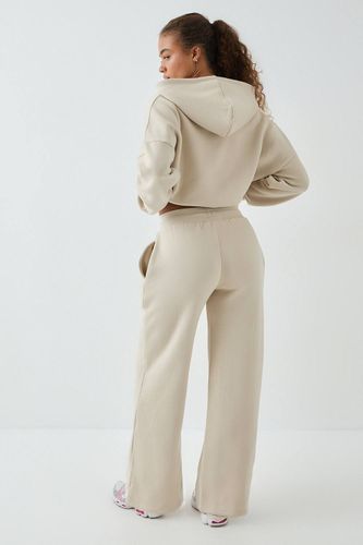 Ensemble de Survêtement à Casynthétiqueche Zippé Crop Boxy avec Ourlet Profond | Taille 2XL - DSGN Studio - Modalova