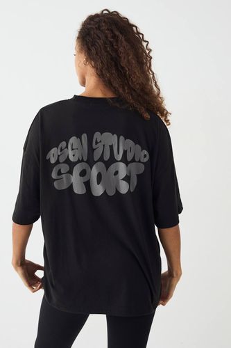 T-Shirt Oversize Imprimé Sport | Taille Medium - DSGN Studio - Modalova
