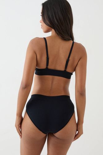 Ensemble De Lingerie Bralette Triangle Et Culotte Sans Coutures | Taille Medium - DSGN Studio - Modalova