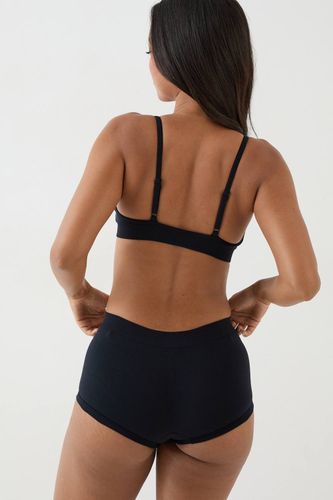 Ensemble De Lingerie Bralette À Encolure Arrondie Et Short Sans Coutures | Taille Large - DSGN Studio - Modalova
