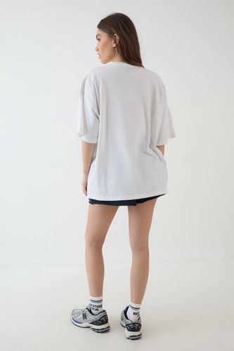 T-shirt Oversize Imprimé Collegiate | Taille XS - DSGN Studio - Modalova
