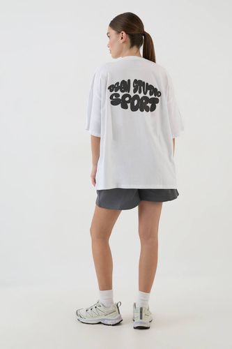 T-shirt Oversize À Imprimé Bulles Sport | Taille Medium - DSGN Studio - Modalova