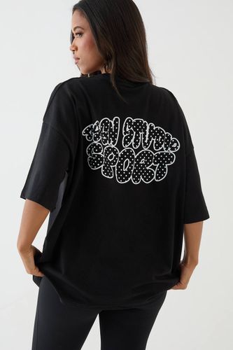 T-shirt Oversize À Imprimé Bulles À Pois | Taille Medium - DSGN Studio - Modalova