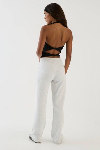 Jogging Évasé Taille Basse En Molleton Bouclette | Taille Medium - DSGN Studio - Modalova