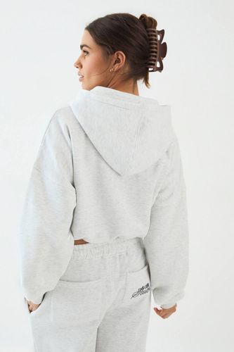 Sweat à Casynthétiqueche Zippé Ample avec Appliqués Éponge | Taille 50 - DSGN Studio - Modalova