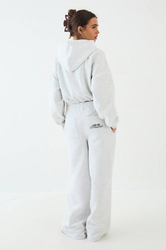 Jogging en Tissu Éponge avec Appliqué Jambe Droite | Taille 46 - DSGN Studio - Modalova