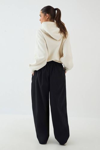 Pantalon Taille Élastique Jambe Ballon Coupe Oversize | Taille Medium - DSGN Studio - Modalova