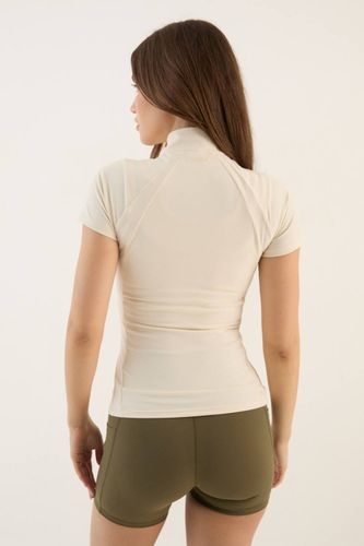 Haut À Manches Courtes Zippé Sculpt | Taille XS - DSGN Studio - Modalova