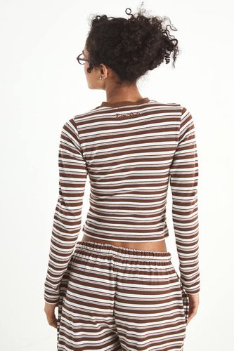 Haut À Manches Longues Boutonné Rayé | Taille 2XL - DSGN Studio - Modalova