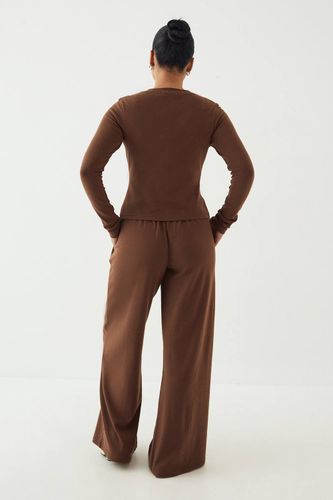 Pantalon Large Côtelé Brodé | Taille 2XL - DSGN Studio - Modalova