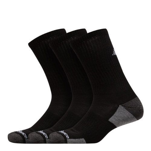 Unisexe Chaussettes Essentials Cushioned Crew 3 Pack en , Poly Knit, Taille S - New Balance - Modalova