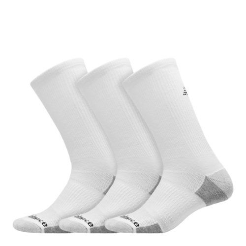 Unisexe Chaussettes Essentials Cushioned Crew 3 Pack en , Poly Knit, Taille L - New Balance - Modalova