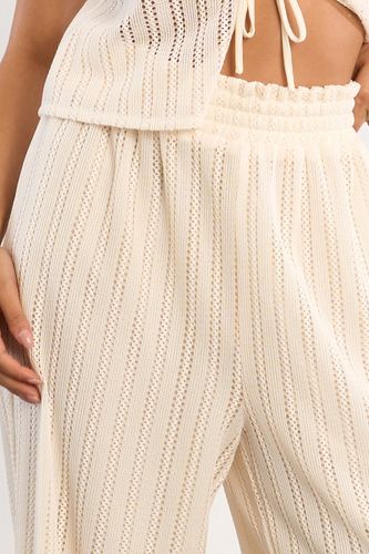 Pantalon large ajouré - LILI SIDONIO - Modalova