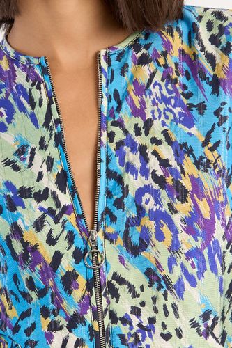 Bomber décontracté à imprimé animalier - LILI SIDONIO - Modalova
