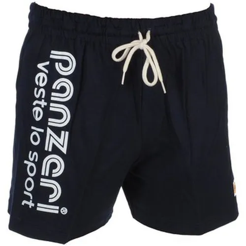 Short Uni a navy jersey shor - Panzeri - Modalova