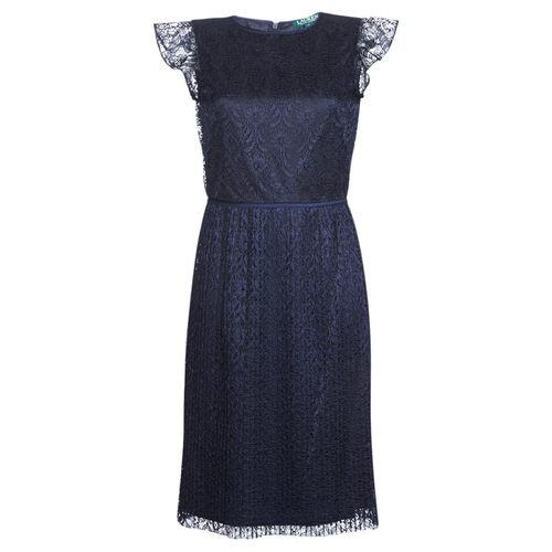 Robe courte LACE CAP SLEEVE DRESS - Lauren Ralph Lauren - Modalova