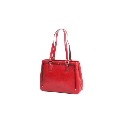 Sac à main Sac Shopping Cuir De Vachette Collet Végétal 66803 - Katana - Modalova
