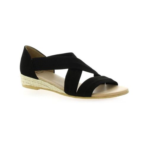 Sandales compensées Nu pieds cuir velours - Exit - Modalova