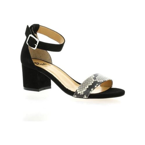 Sandales à talon Nu pieds cuir velours python - Pao - Modalova