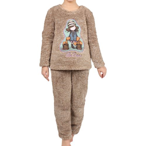 Ensembles de pyjama Pyjama manches longues pantalon Corel The Foxes marron Santoro - Admas - Modalova