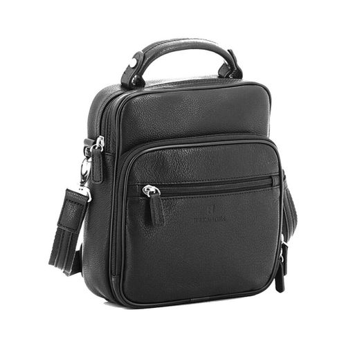 Sac a main Sacoche bandouliere cuir Ref 33913 Noir 2 - Hexagona - Modalova
