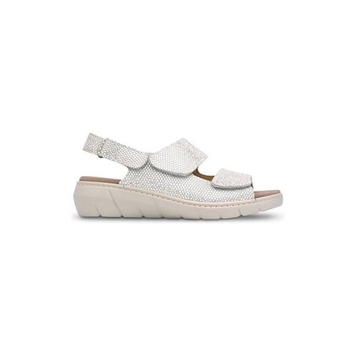 Sandales compensées 20639 beige - Saguy's - Modalova