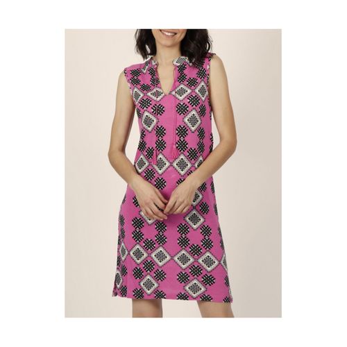 Robe Robe estivale sans manches Art Deco fuchsia - Admas - Modalova