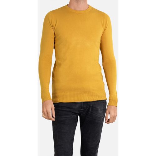 Pull Pull manches longues col rond H, Jaune - Kebello - Modalova