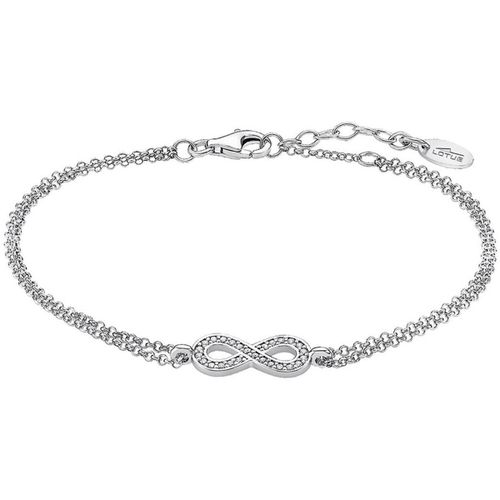 Bracelets Bracelet Silver Infini argent empierré - Lotus - Modalova