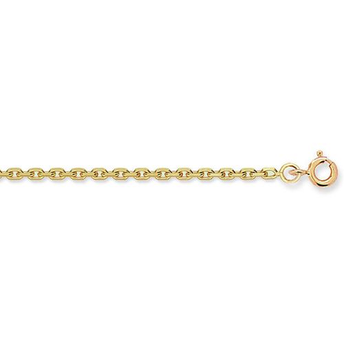 Bracelets Chaîne or jaune 9 carats maille forçat 2.1mm - Brillaxis - Modalova
