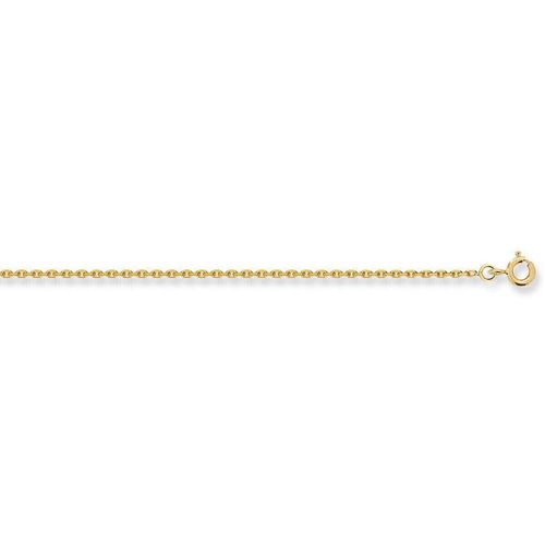 Bracelets Chaîne maille forçat or jaune 9 carats 1.4 mm - Brillaxis - Modalova