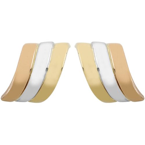Boucles oreilles Boucles d'oreilles vague tricolore - Brillaxis - Modalova