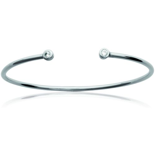 Bracelets Bracelet jonc argent et oxydes - Brillaxis - Modalova