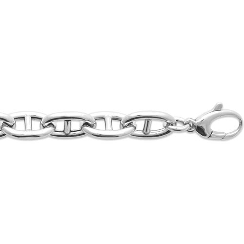 Bracelets Collier argent rhodié maille marine - Brillaxis - Modalova
