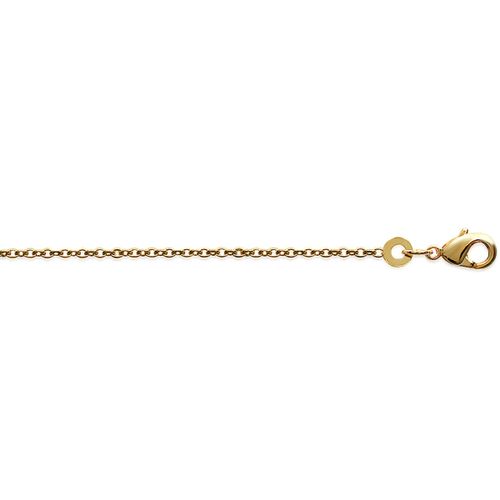 Collier Chaîne sautoir plaqué or 70 cm - Brillaxis - Modalova