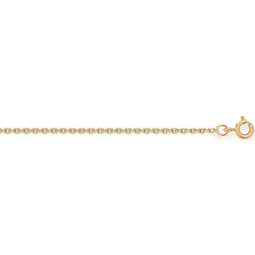 Bracelets Chaîne or jaune maille forçat 55cm 1.2 mm - Brillaxis - Modalova
