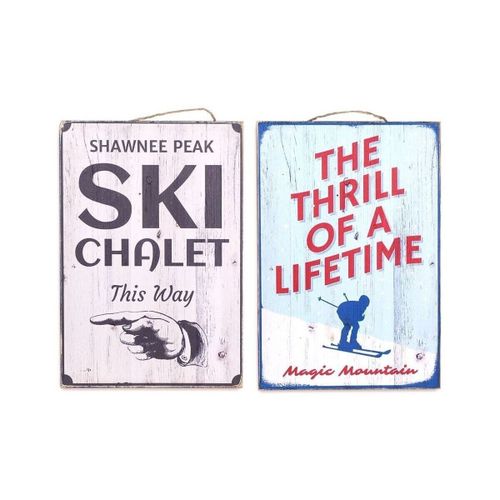 Affiches, posters Plaque Murale Ski Set 2 U - Signes Grimalt - Modalova