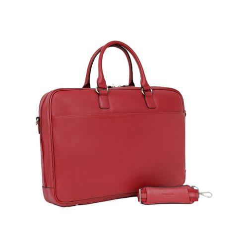 Porte document Serviette en cuir ref 40239 Rouge foncé 42*26*7 - Hexagona - Modalova