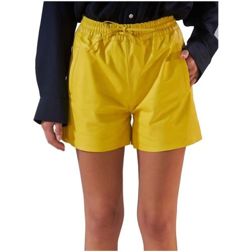 Short Short en cuir ref 51954 jaune - Oakwood - Modalova