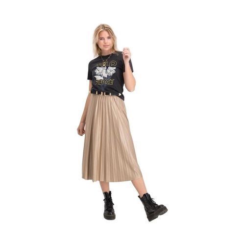 Jupes midi Nitban Midi Skirt - Sand Shell - Vila - Modalova