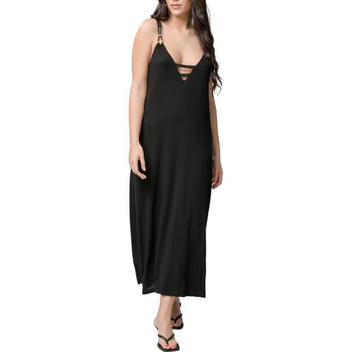 Robe Robe longue estivale Star noir Splendida - Luna Splendida - Modalova