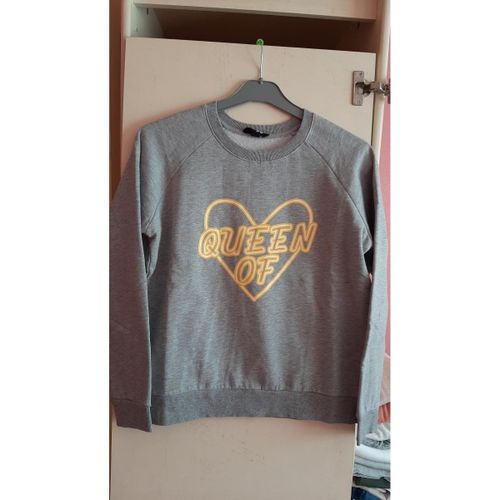 Sweatshirts pull gris et jaune - Jennyfer - Modalova