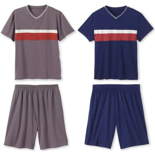 Ensembles de pyjama by - Lot de 1 pyjashorts à rayures en jersey - Daxon - Modalova
