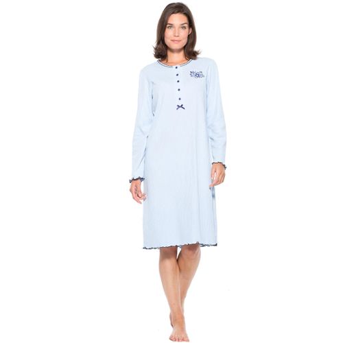Chemises de nuit by - Chemise de nuit courte coton - Daxon - Modalova