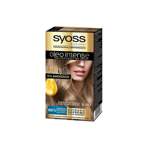 Colorations Oleo Intense Coloration Sans Ammoniaque 8.50-blond Cendré 5 Pc - Syoss - Modalova