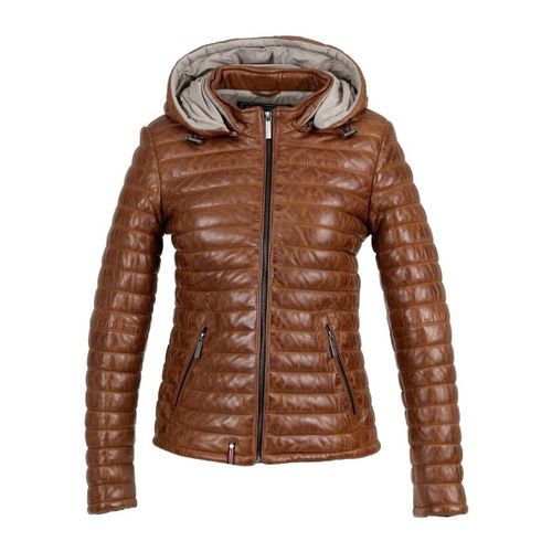 Veste Doudoune en cuir ref 54346 Powerful cafe - Oakwood - Modalova